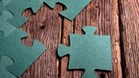 puzzle piece on table